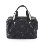 Chanel Handbag Vintage Travel Line Black Nylon