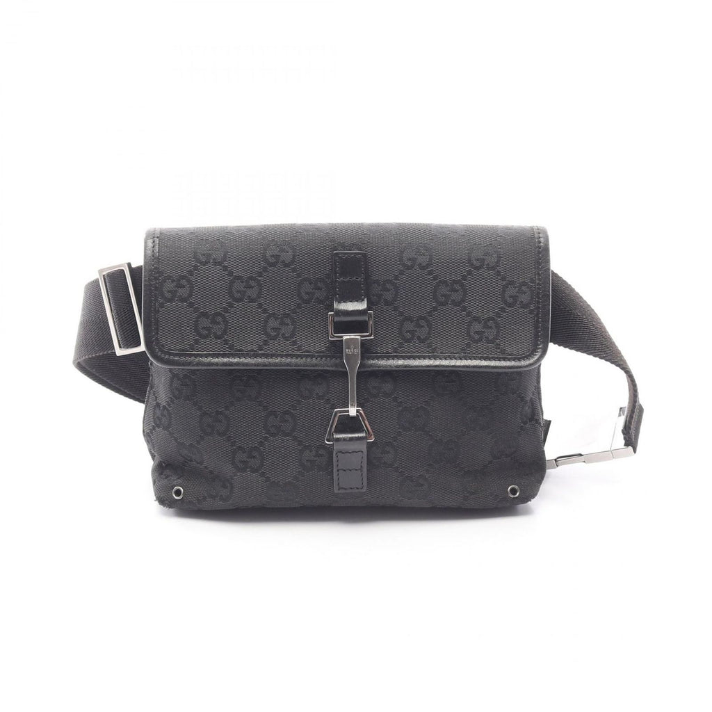 Gucci Waist Bag GG Canvas Black