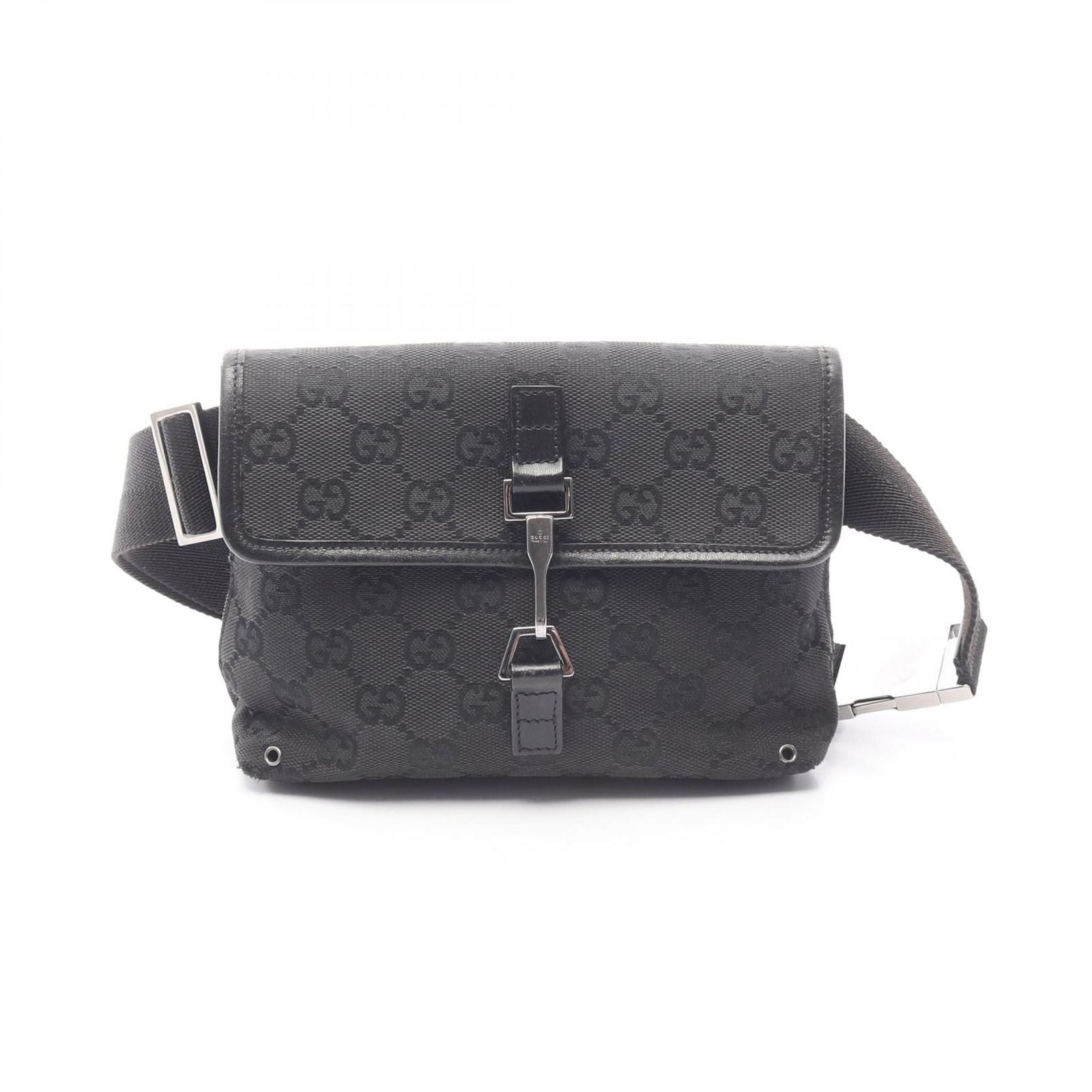 Gucci Waist Bag GG Canvas Black