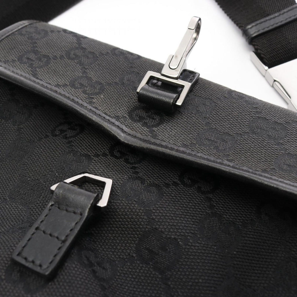 Gucci Waist Bag GG Canvas Black — view 5
