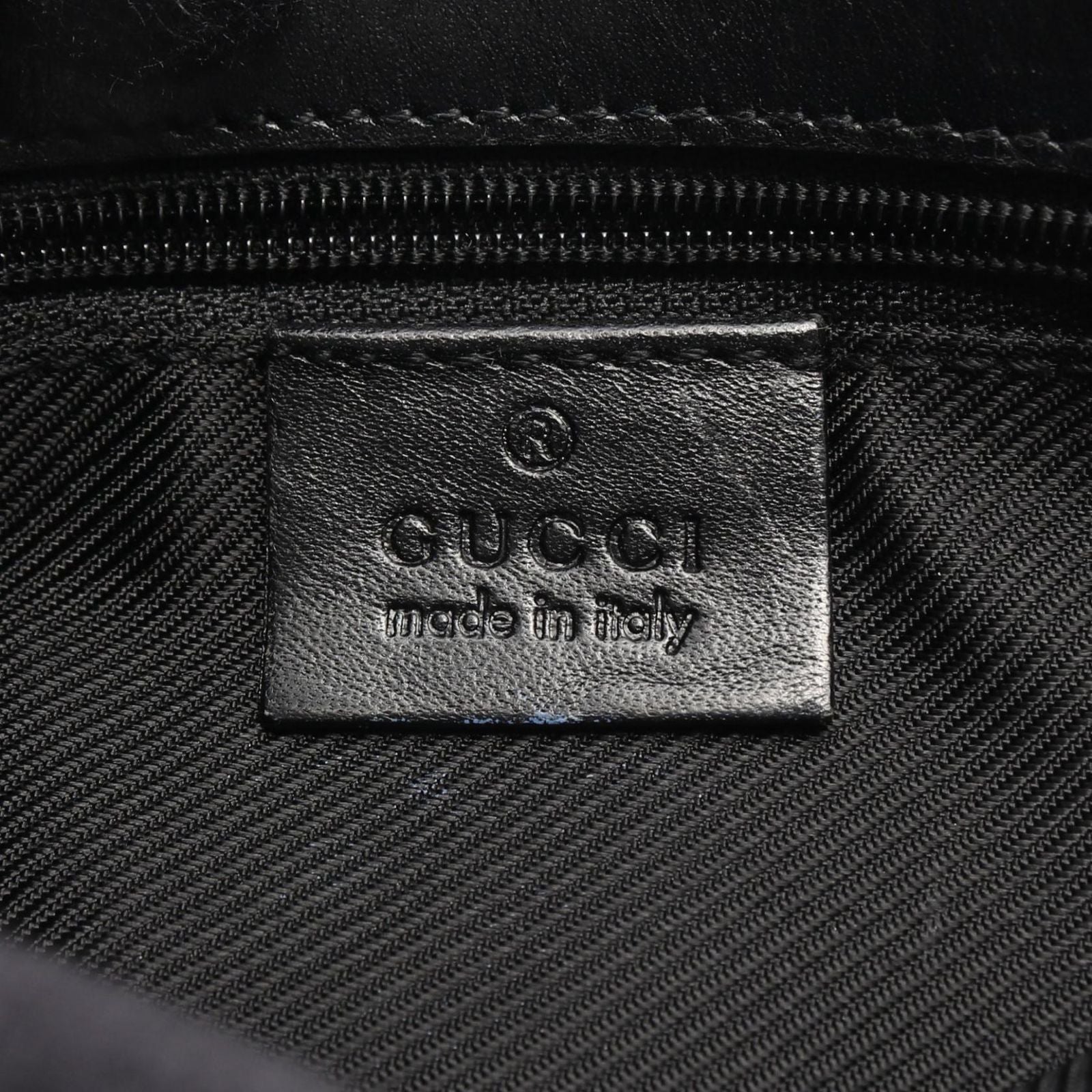 Gucci Waist Bag GG Canvas Black — view 4