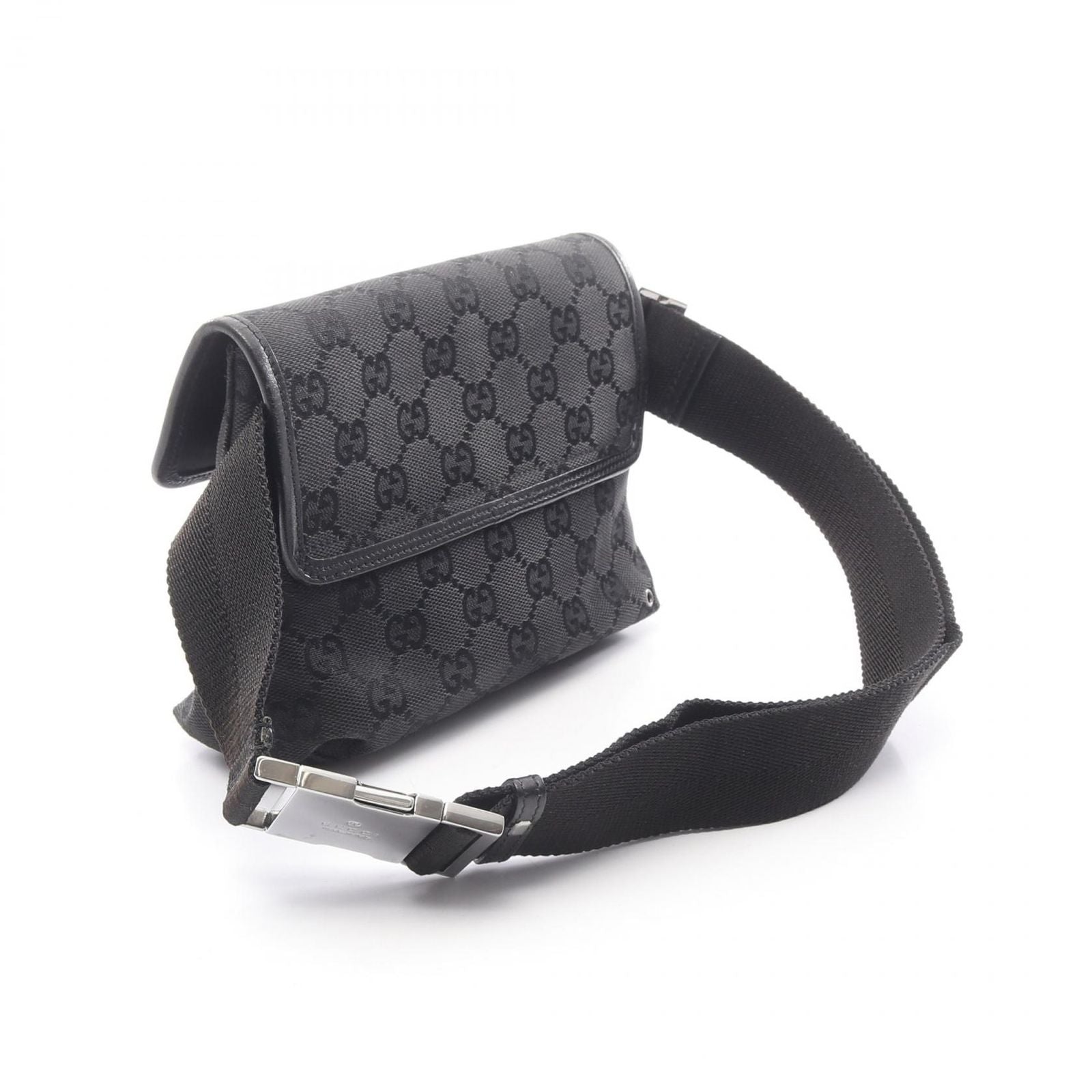 Gucci Waist Bag GG Canvas Black — view 2