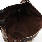 Gucci Shoulder Bag GG Canvas Sherry Line Studs Beige Brown — view 3