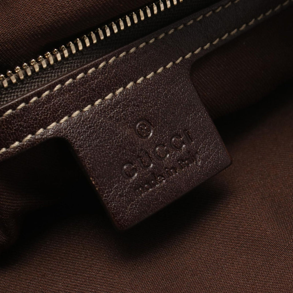 Gucci Shoulder Bag GG Canvas Sherry Line Studs Beige Brown — view 4