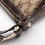 Gucci Shoulder Bag GG Canvas Sherry Line Studs Beige Brown — view 7