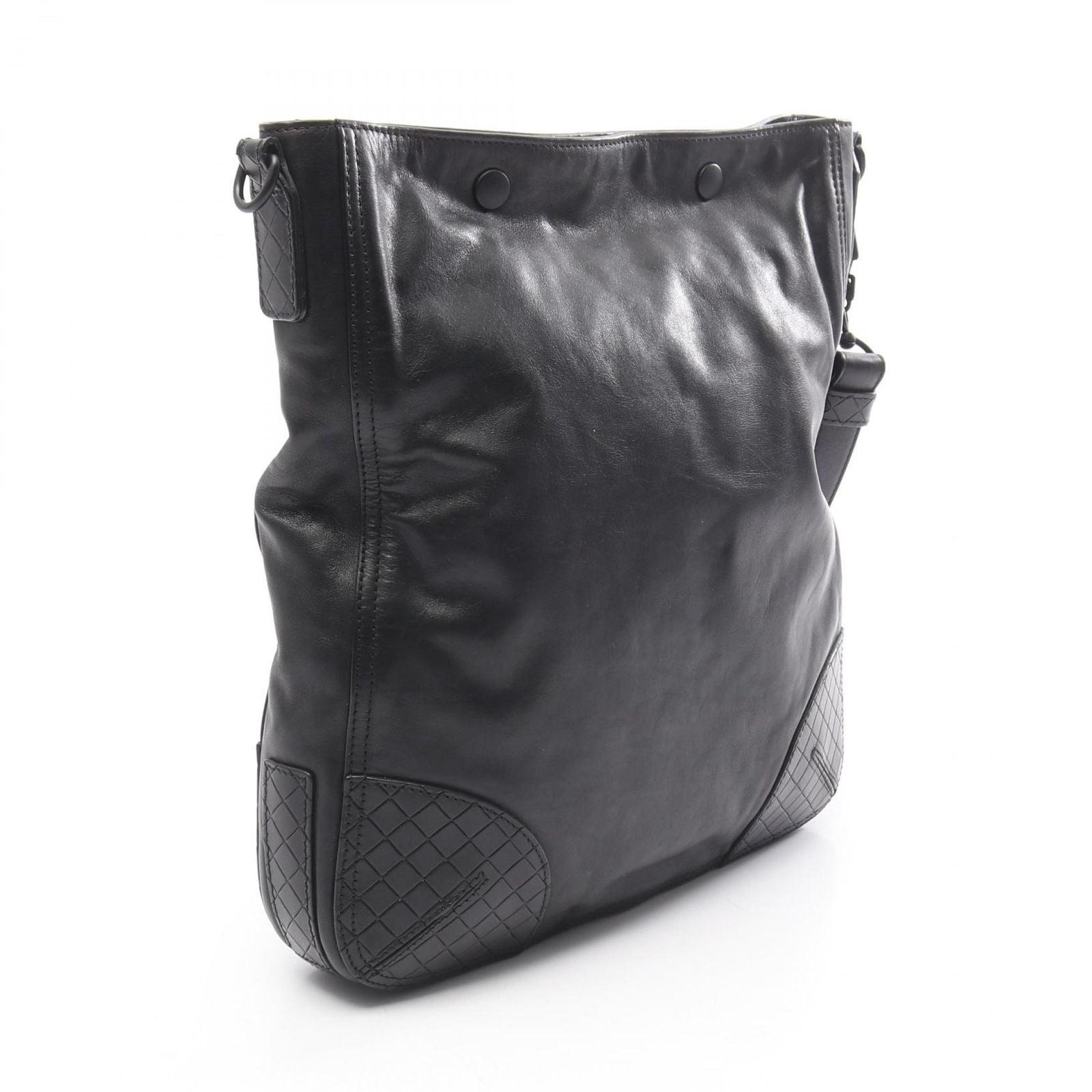 Bottega Veneta Shoulder Bag Scorpito Black Leather — view 2