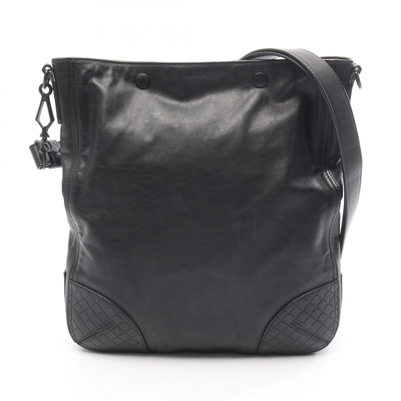 Bottega Veneta Shoulder Bag Scorpito Black Leather