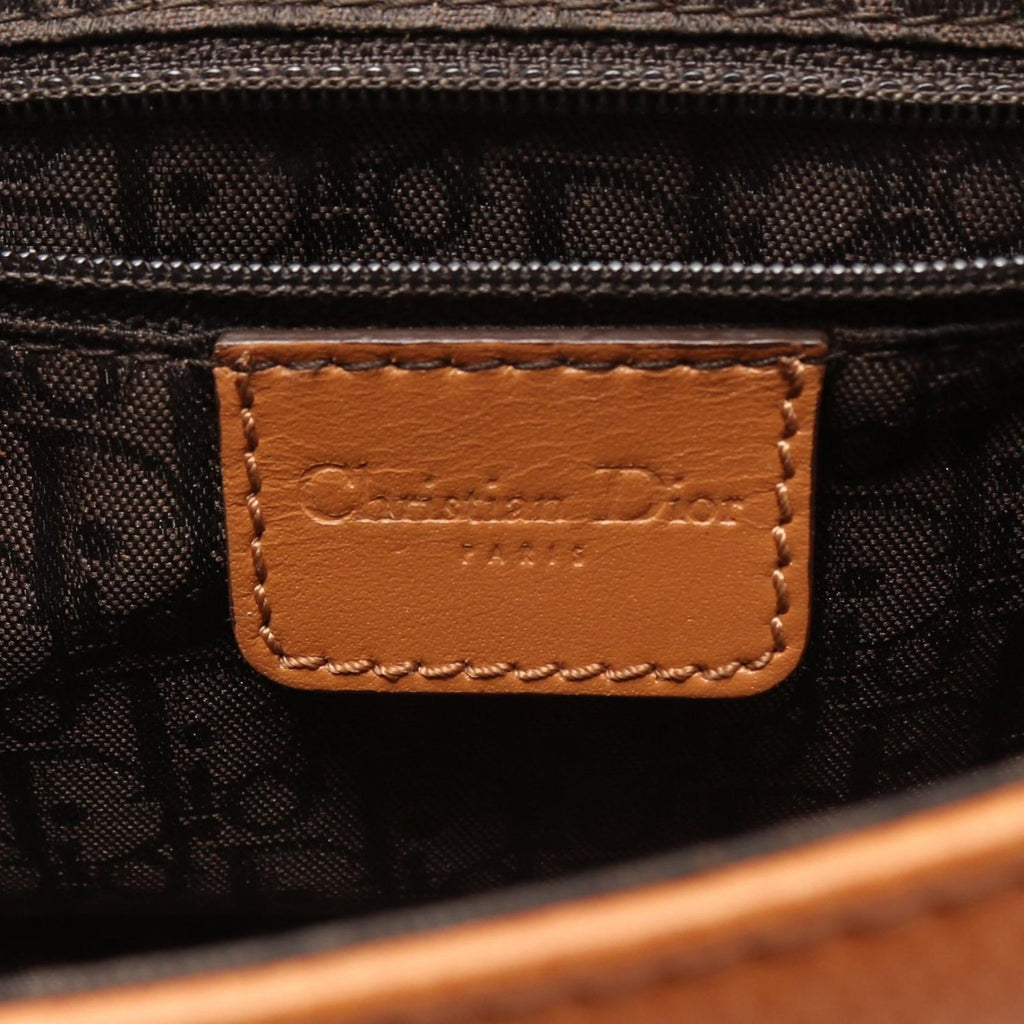 Dior Shoulder Bag Street Chic Columbus Brown Leather — view 4