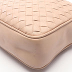 Bottega Veneta Shoulder Bag Intrecciato Pink Beige Leather — view 5