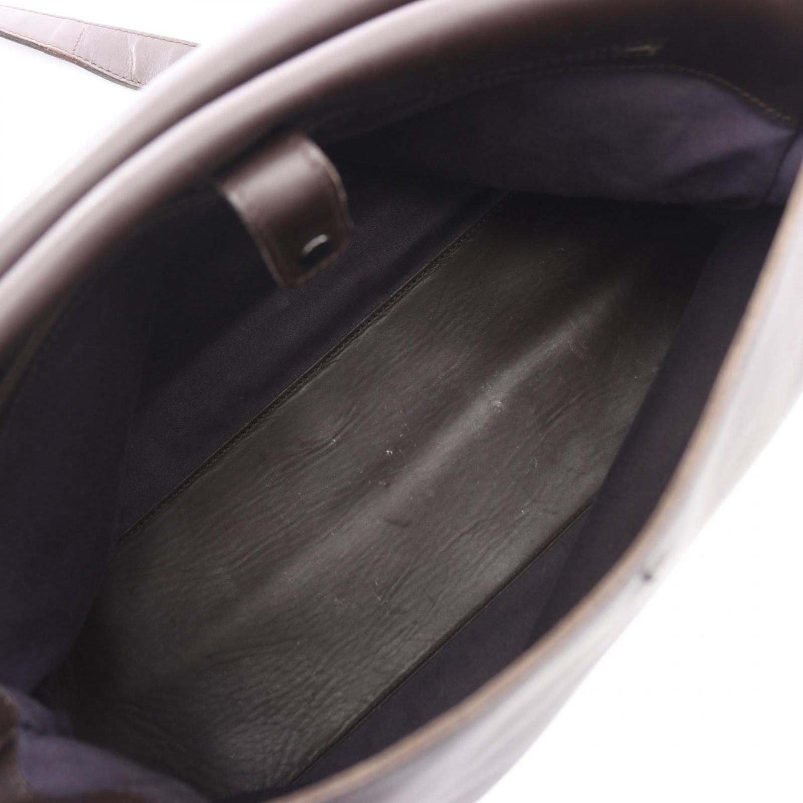 Bottega Veneta Shoulder Bag Intrecciato Dark Brown Leather — view 3