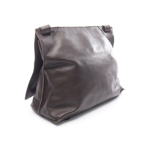 Bottega Veneta Shoulder Bag Intrecciato Dark Brown Leather — view 2