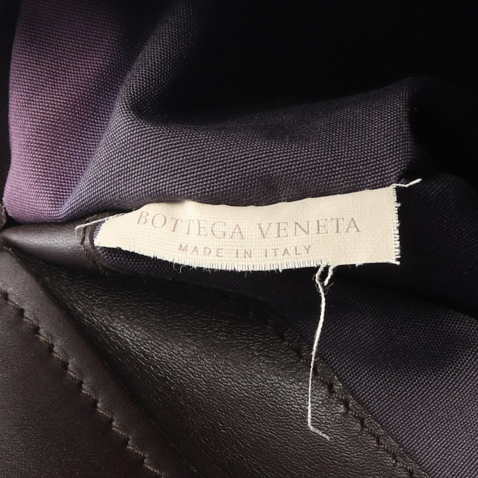Bottega Veneta Shoulder Bag Intrecciato Dark Brown Leather — view 4