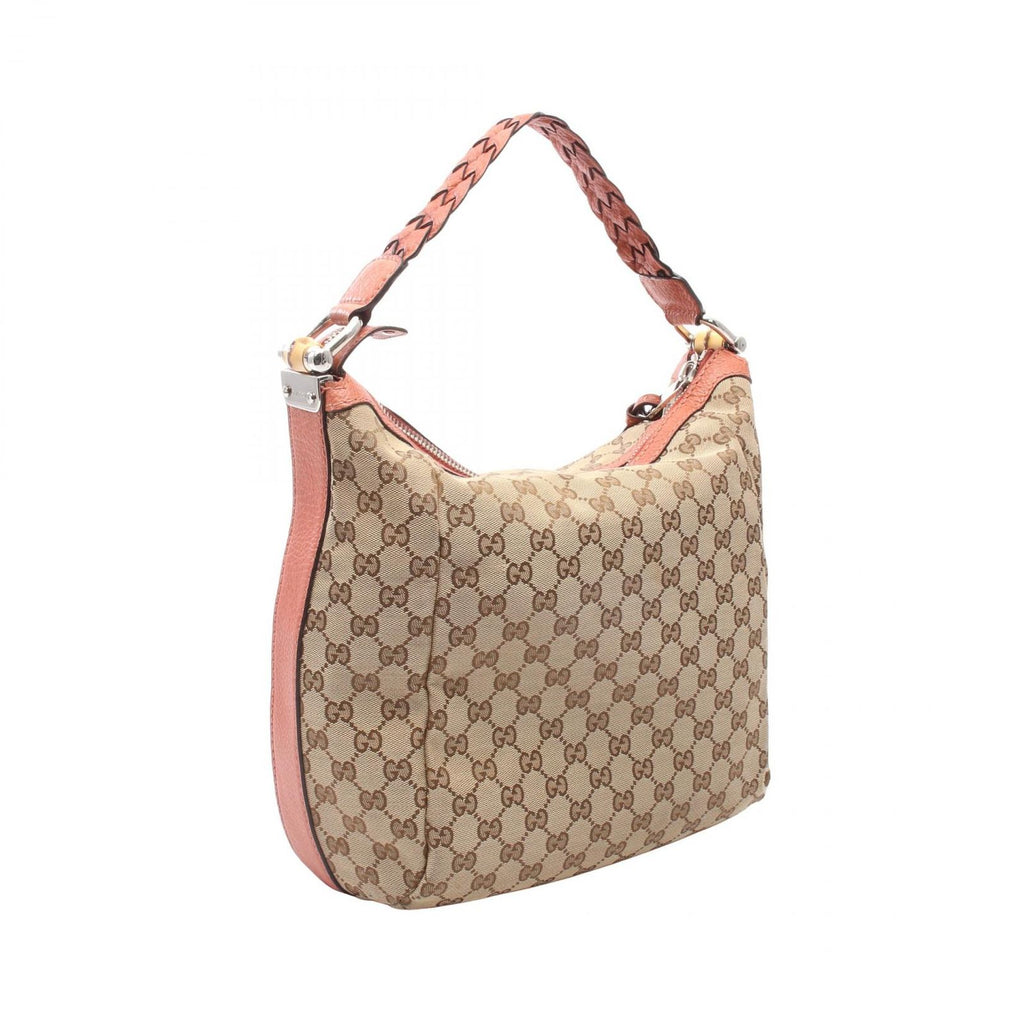 Gucci Shoulder Bag GG Canvas Beige Pink — view 2