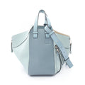 Loewe Handbag Hammock Small 2-Way Light Blue Leather
