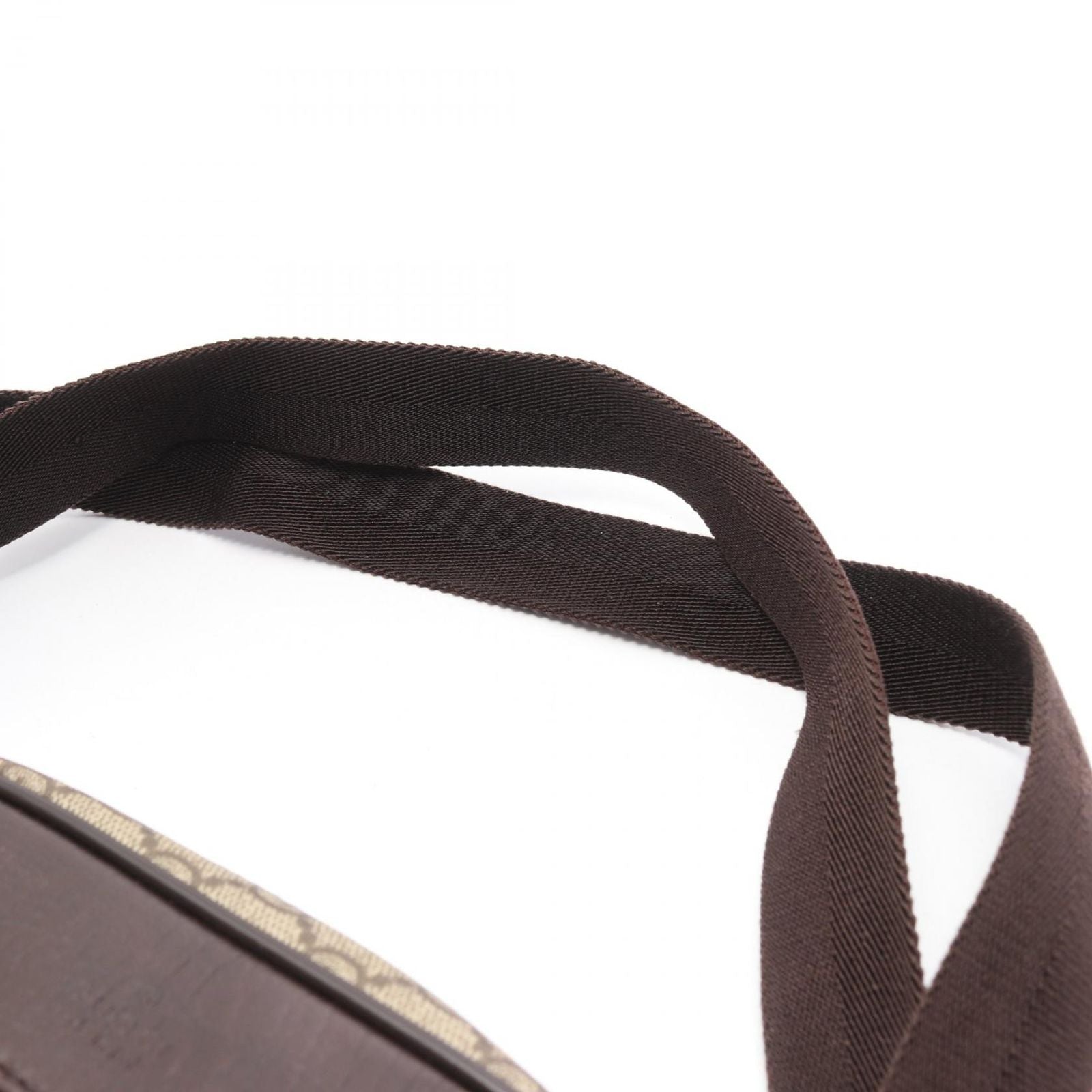 Gucci Shoulder Bag GG Supreme Beige Dark Brown Canvas Leather — view 6