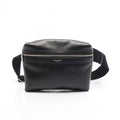 Saint Laurent Paris Waist Bag Sac City Black Leather