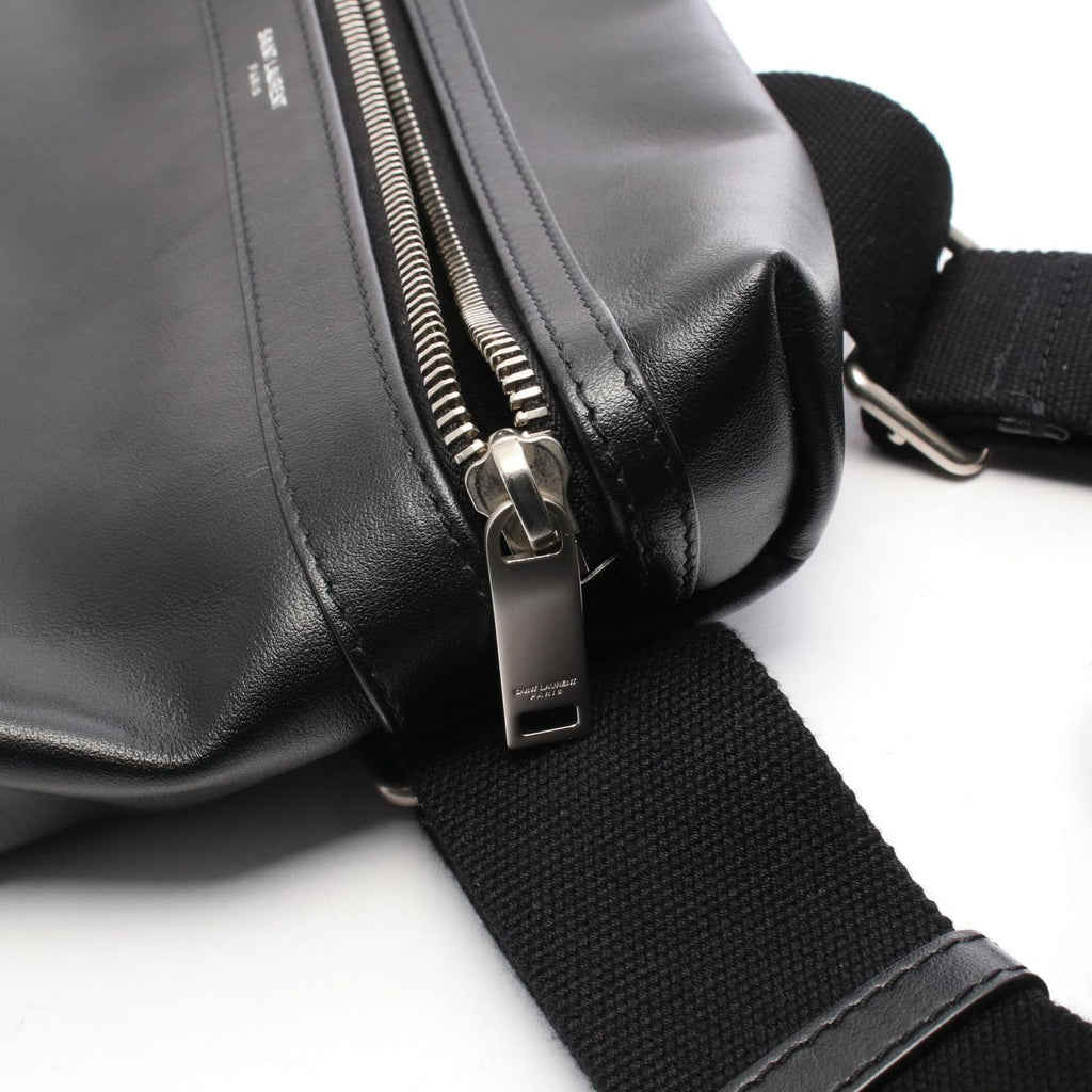Saint Laurent Paris Waist Bag Sac City Black Leather — view 6