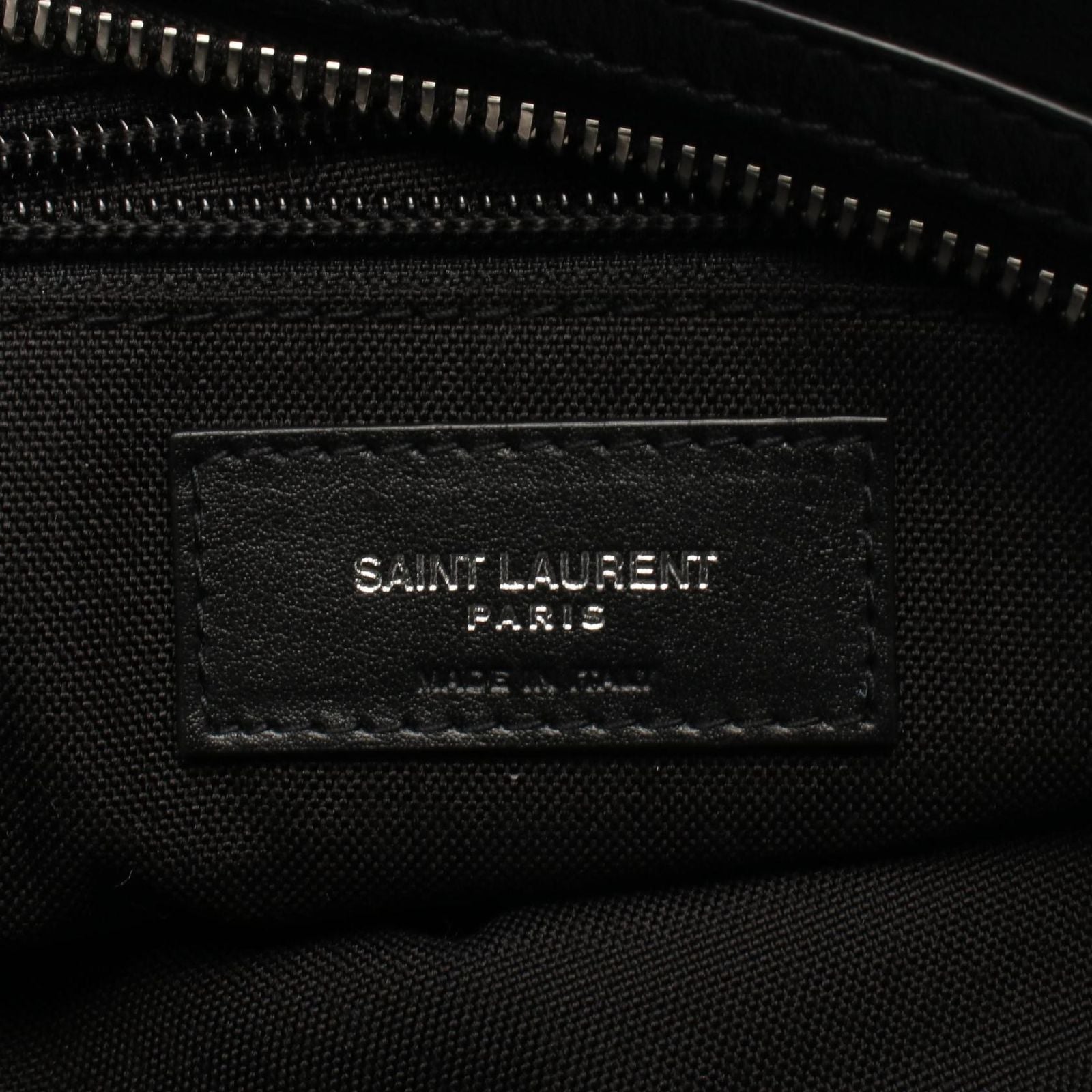 Saint Laurent Paris Waist Bag Sac City Black Leather — view 4