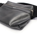 Saint Laurent Paris Waist Bag Sac City Black Leather — view 8