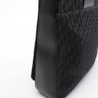 Dior Shoulder Bag Street Chic Trotter Black Canvas Leather — view 7
