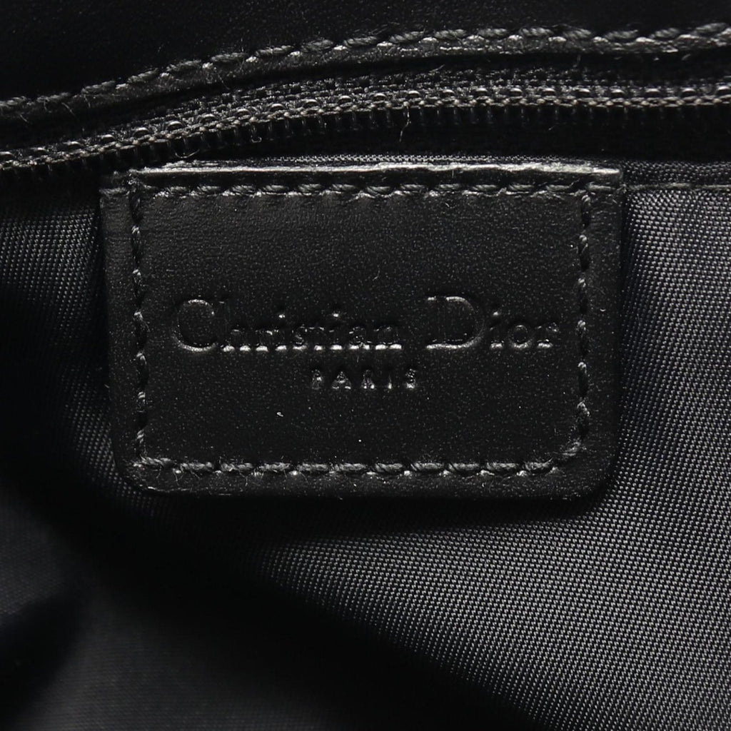 Dior Shoulder Bag Street Chic Trotter Black Canvas Leather — view 4