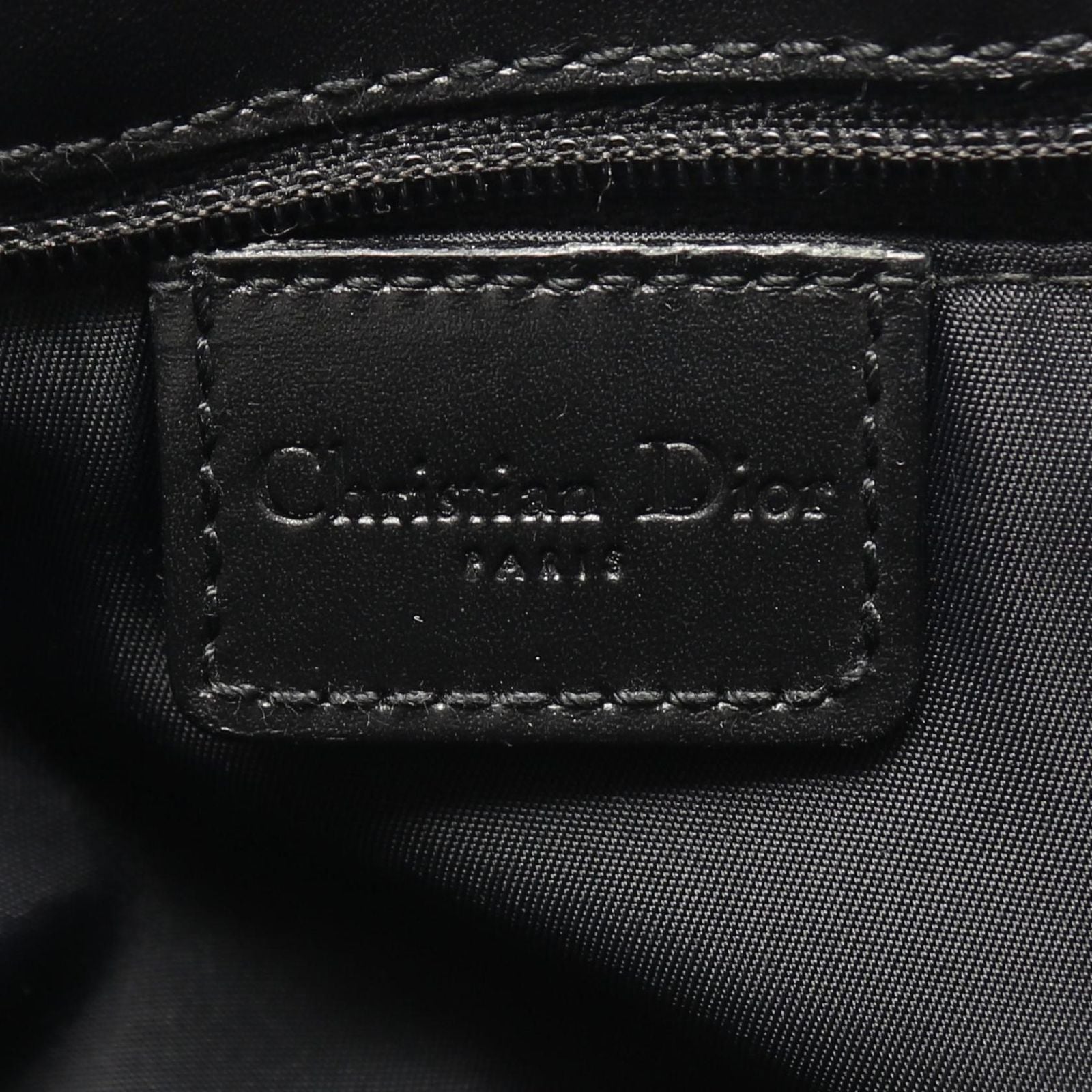 Dior Shoulder Bag Street Chic Trotter Black Canvas Leather — view 4