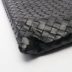 Bottega Veneta Handbag Hop Intrecciato Black Leather Small — view 7