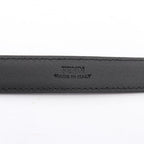 Fendi Belt FF Logo Black Leather — view 4