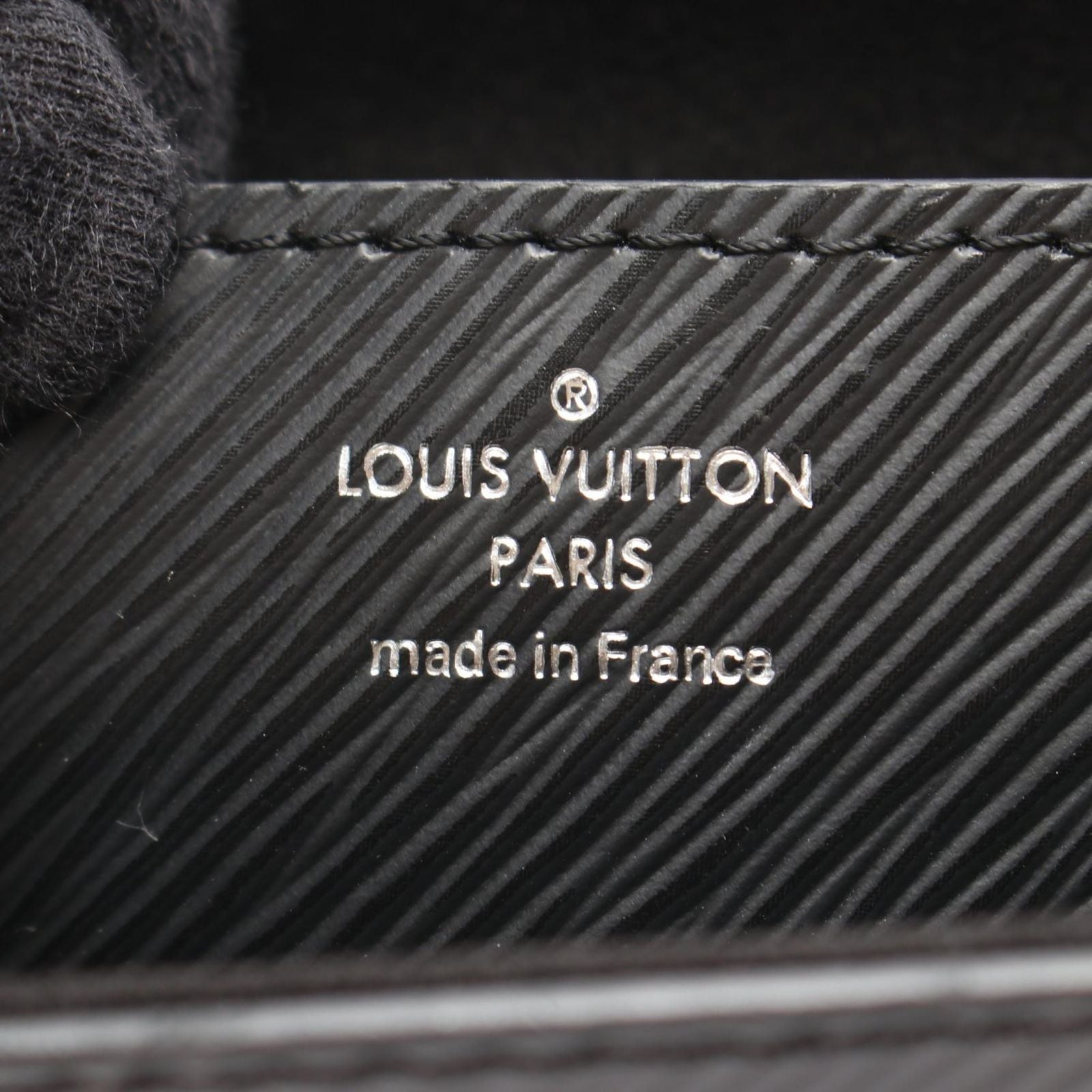 Louis Vuitton Shoulder Bag Twist Epi Noir Leather — view 4