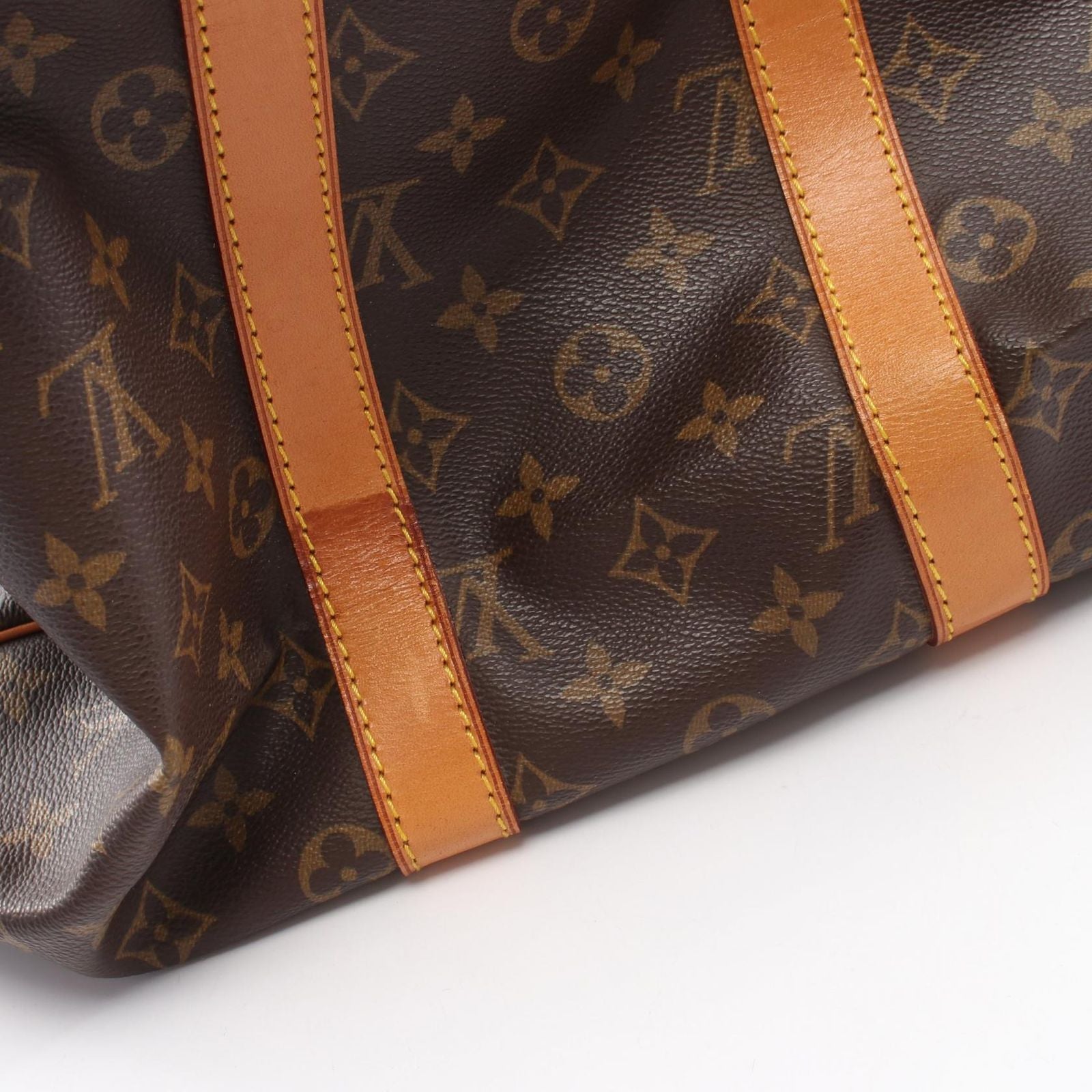 Louis Vuitton Boston Bag Keepall 45 Monogram Canvas Leather — view 6