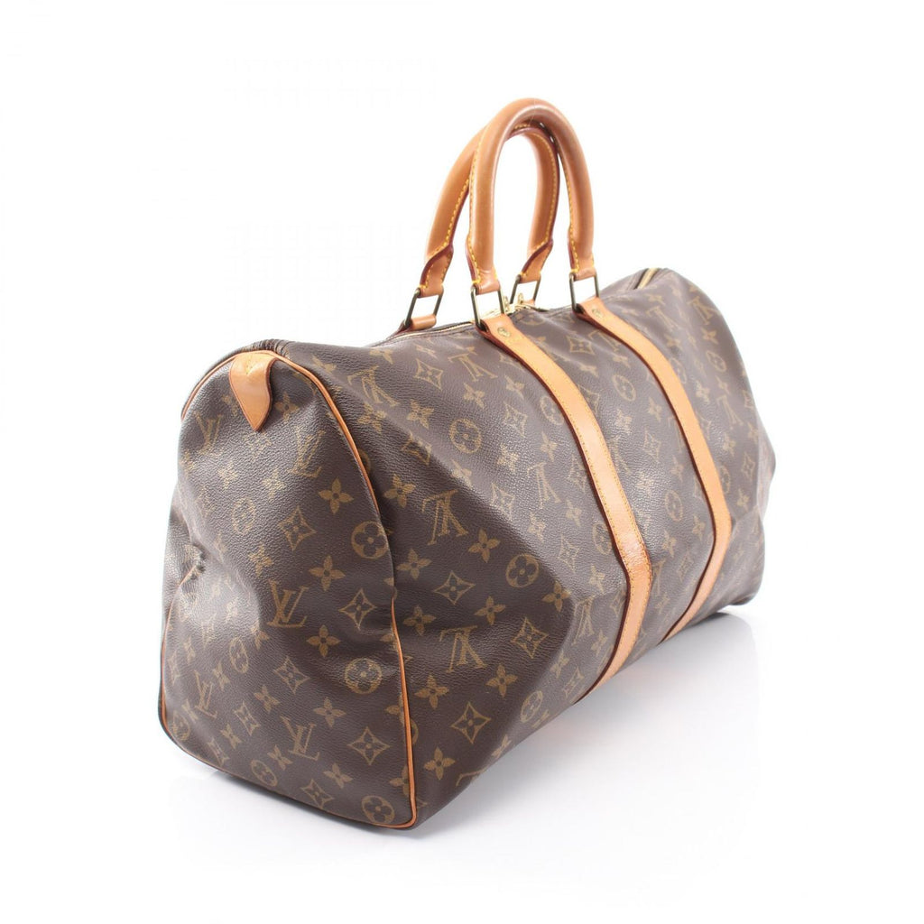 Louis Vuitton Boston Bag Keepall 45 Monogram Canvas Leather — view 2