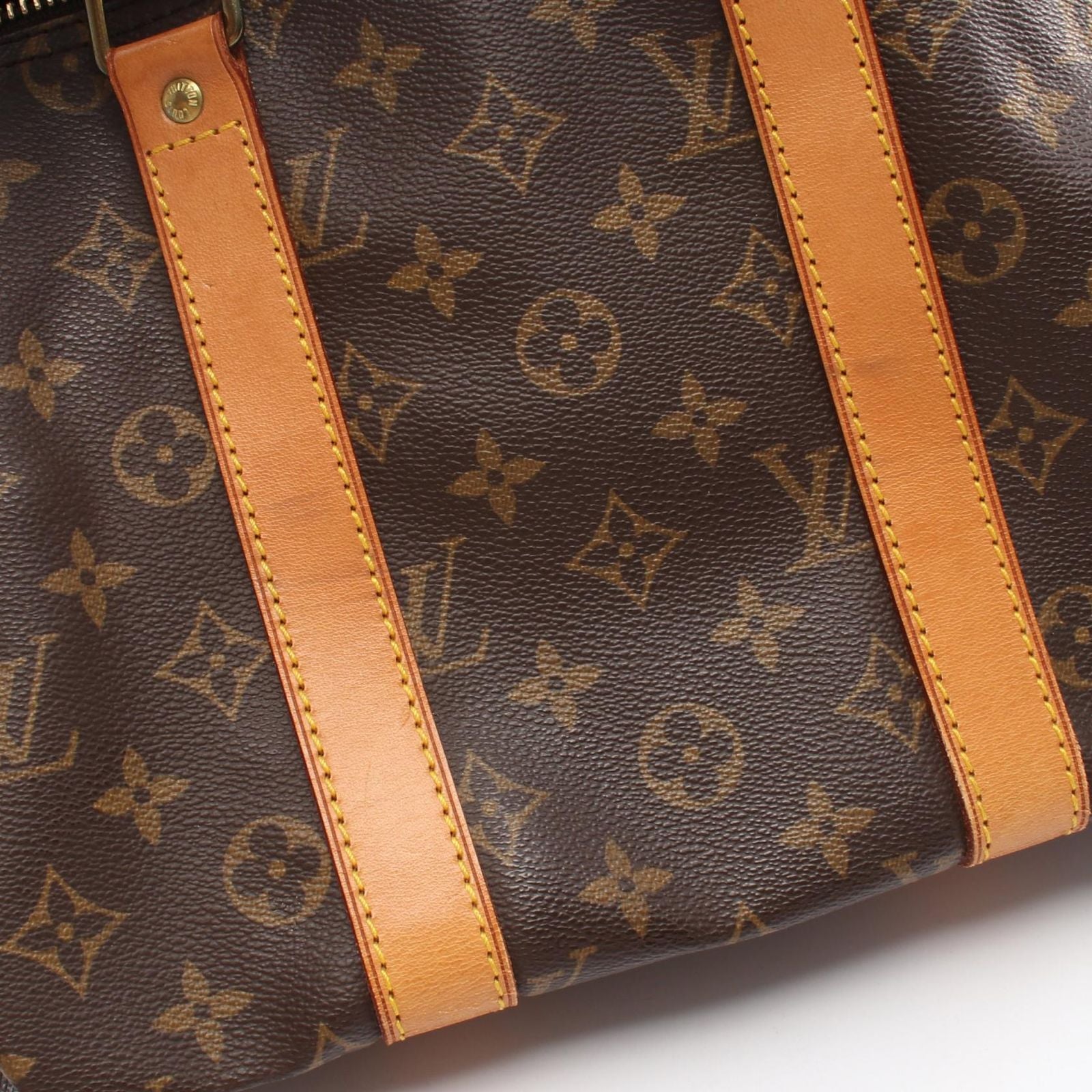 Louis Vuitton Boston Bag Keepall 45 Monogram Canvas Leather — view 7