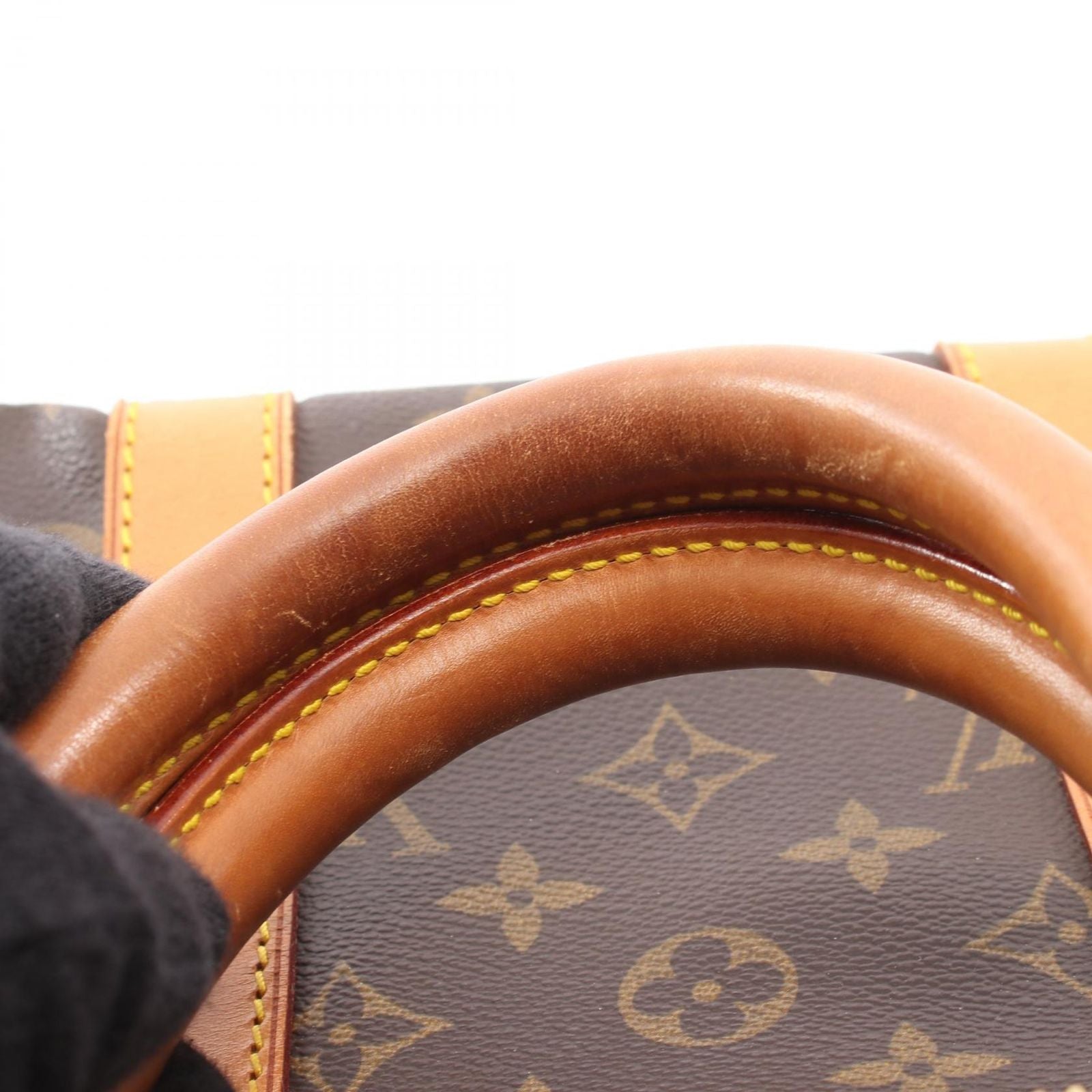 Louis Vuitton Boston Bag Keepall 45 Monogram Canvas Leather — view 8