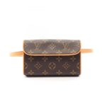 Louis Vuitton Waist Bag Pochette Florentine Monogram Canvas Leather