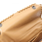 Bottega Veneta Shoulder Bag Olympia Intrecciato Brown Leather Chain — view 5