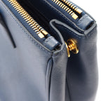 Prada Handbag Saffiano Lux Galleria 2-Way Blue Leather Tote — view 7