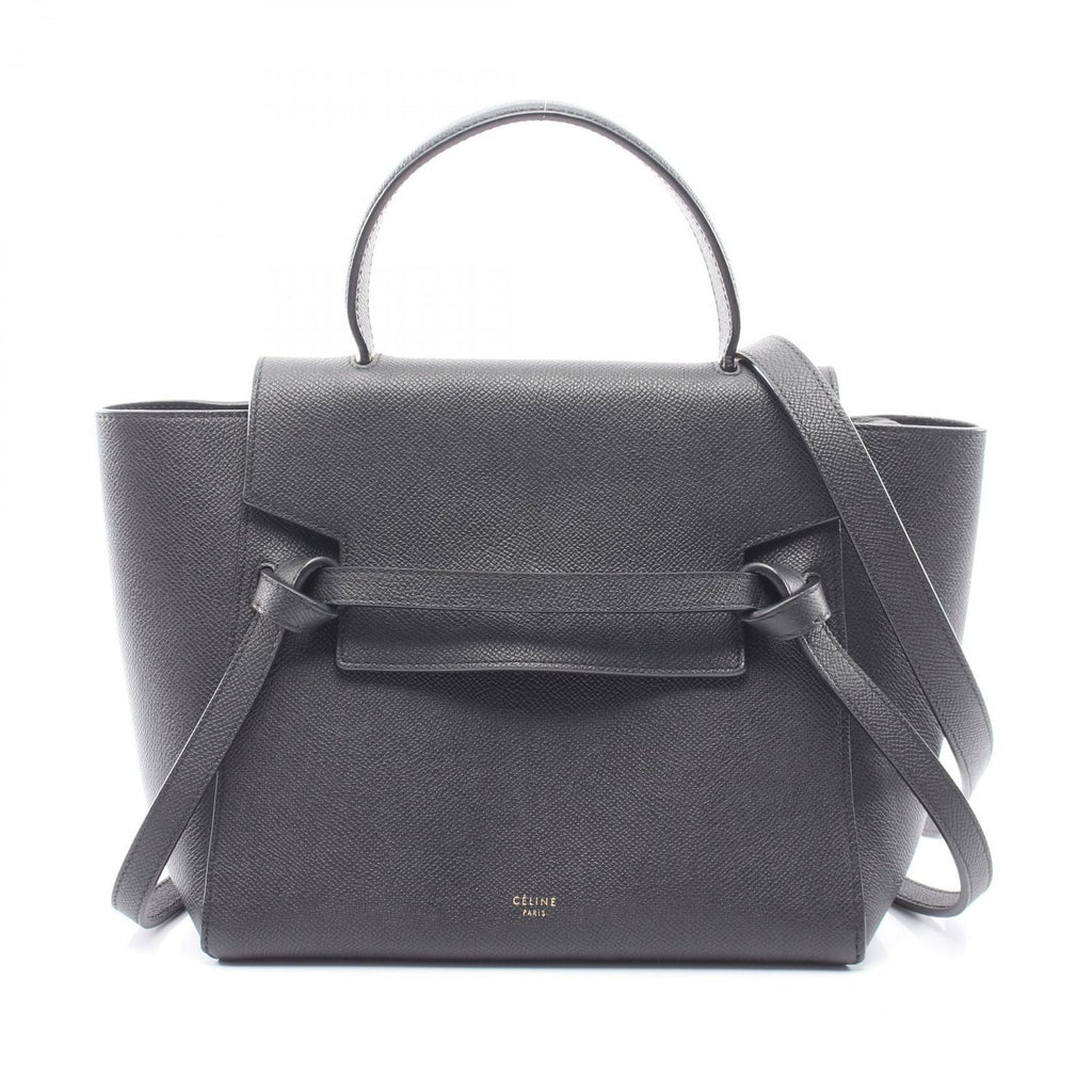 Celine Belt Bag Micro 2-Way Black Leather