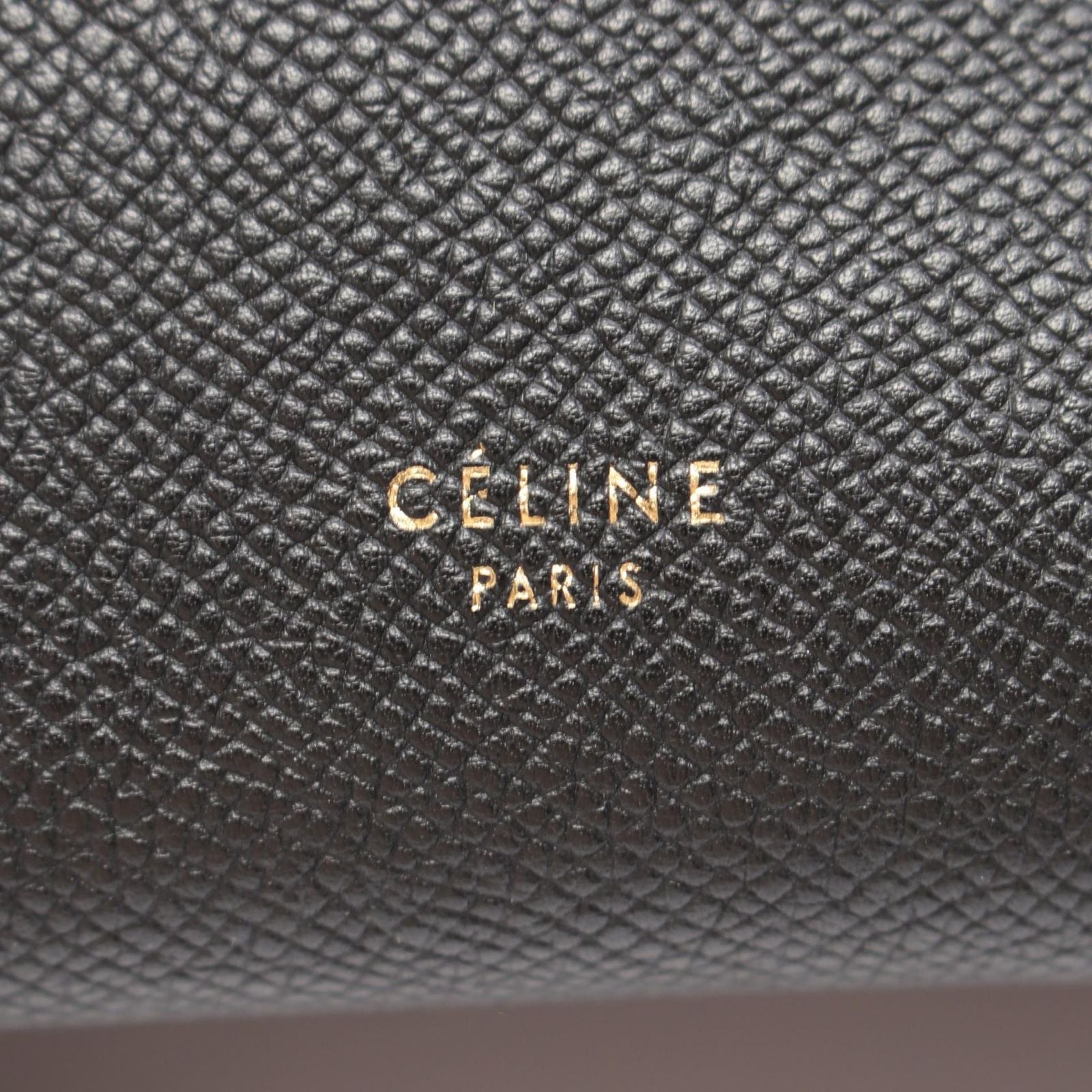 Celine Belt Bag Micro 2-Way Black Leather — view 4