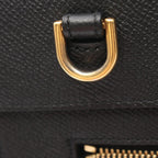 Celine Belt Bag Micro 2-Way Black Leather — view 6