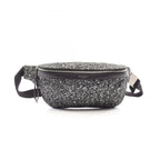 Saint Laurent Paris Waist Bag Classic Black Leather Sequin