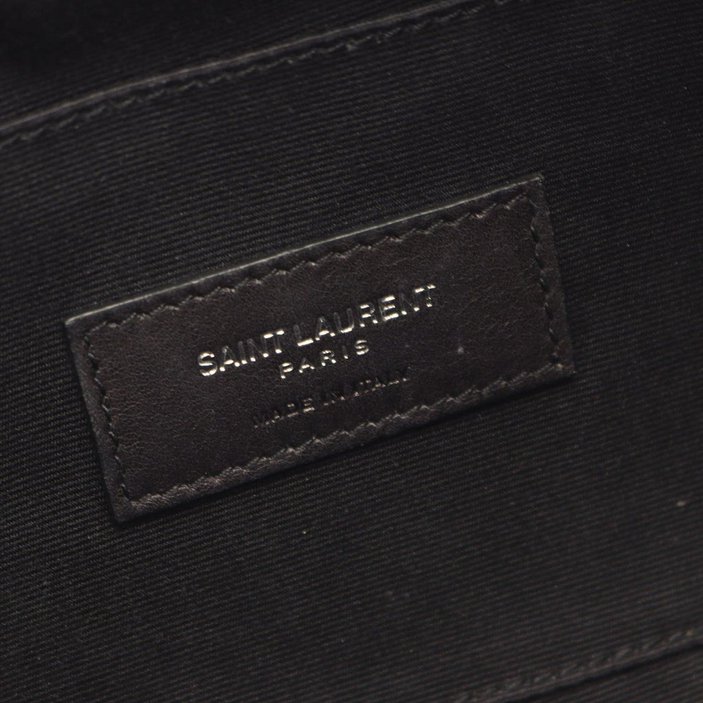 Saint Laurent Paris Waist Bag Classic Black Leather Sequin — view 4
