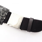 Saint Laurent Paris Waist Bag Classic Black Leather Sequin — view 7