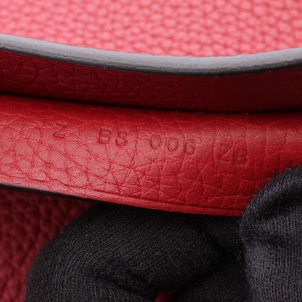 Hermes Tote Cover Series 31 Rouge Grena Leather — view 5