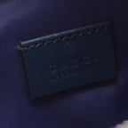 Gucci Waist Bag Children GG Logo Kids Blue Canvas Leather Star — view 4