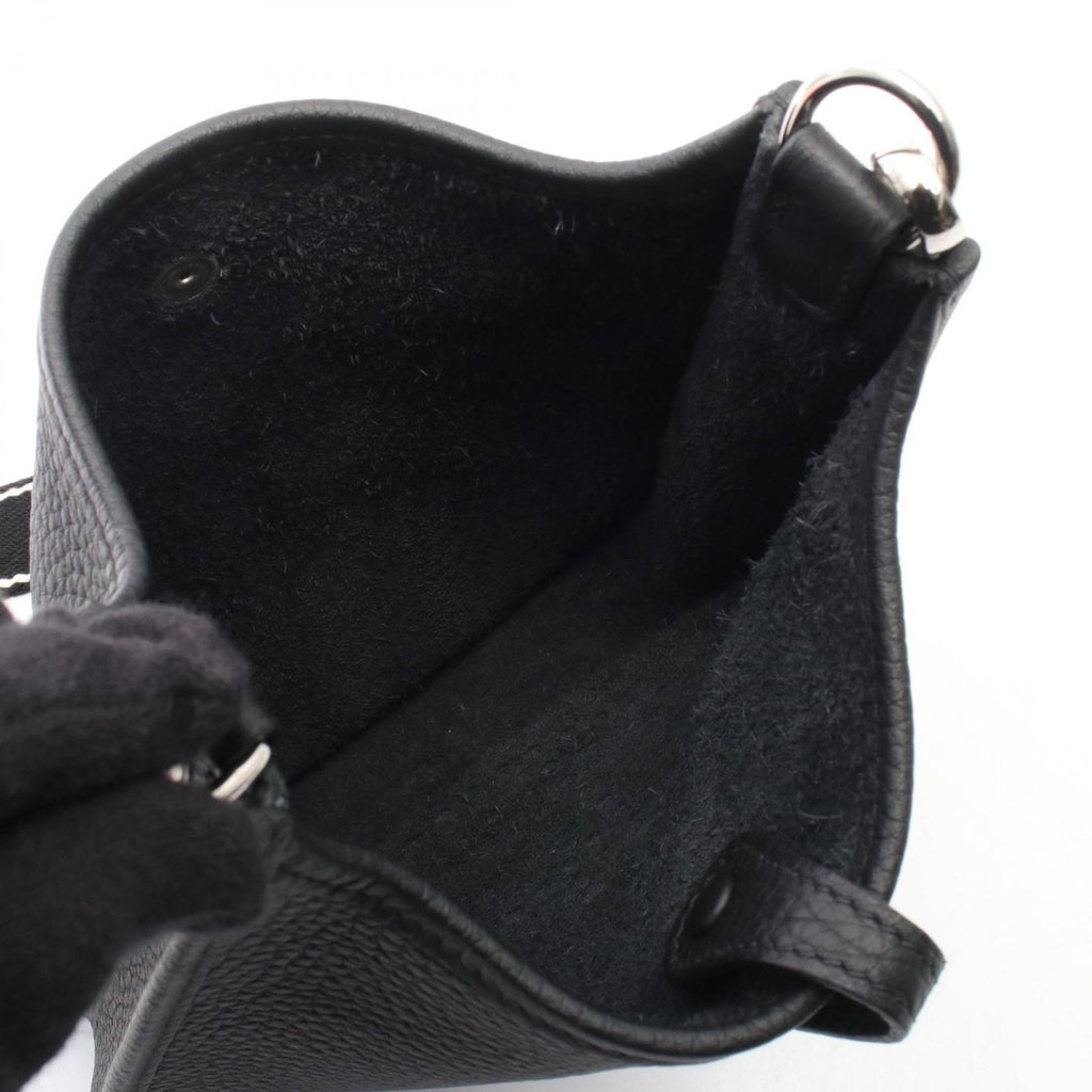 Hermes Shoulder Bag Evelyne TPM Amazon Black Leather TPM — view 3