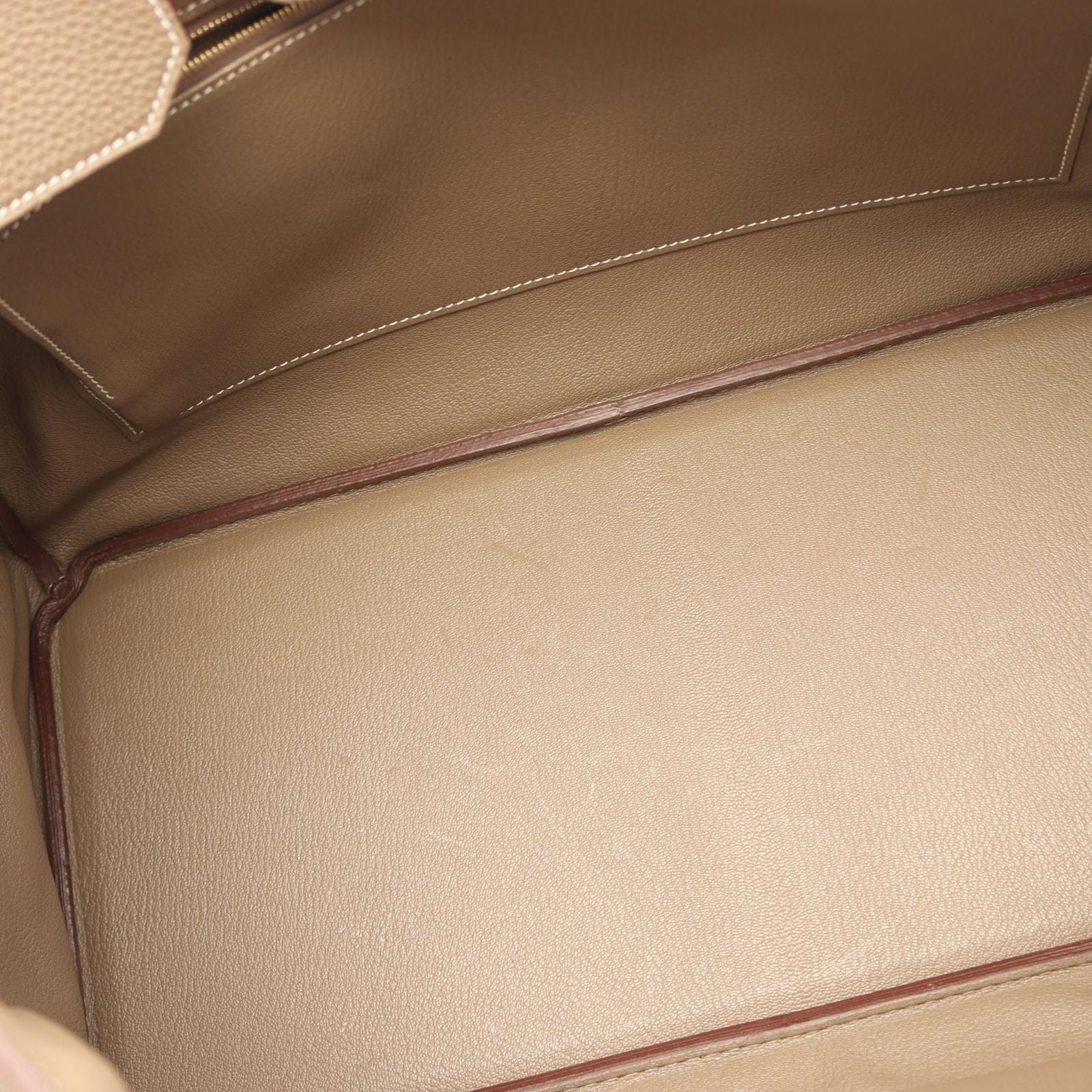 Hermes Handbag Birkin 40 Etoupe Leather Calf — view 7