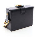 Dior Shoulder Bag Addict Small Box Black Leather — view 2