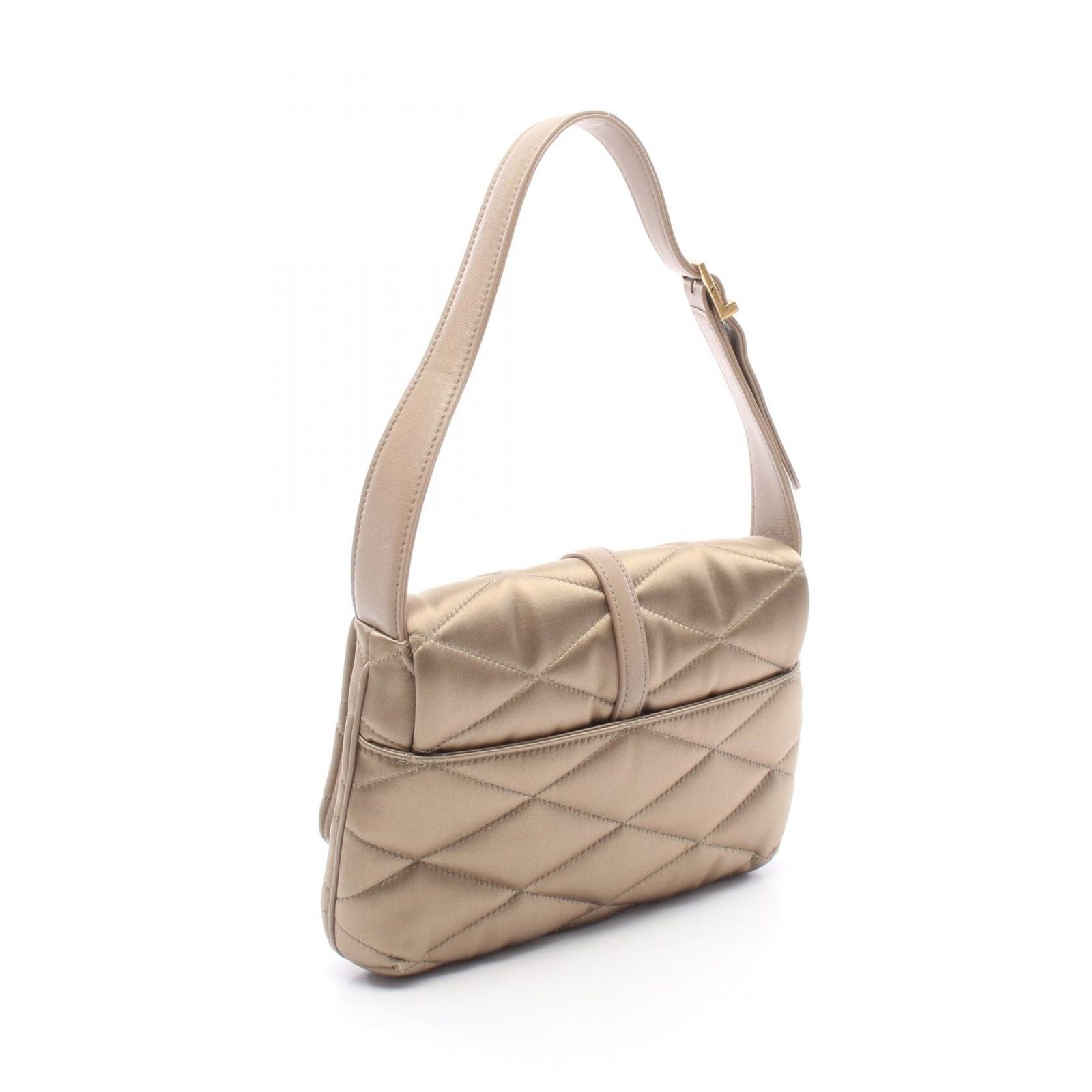 Saint Laurent Paris Shoulder Bag Blanc Fabric Leather le 57 — view 2