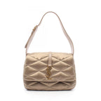Saint Laurent Paris Shoulder Bag Blanc Fabric Leather le 57