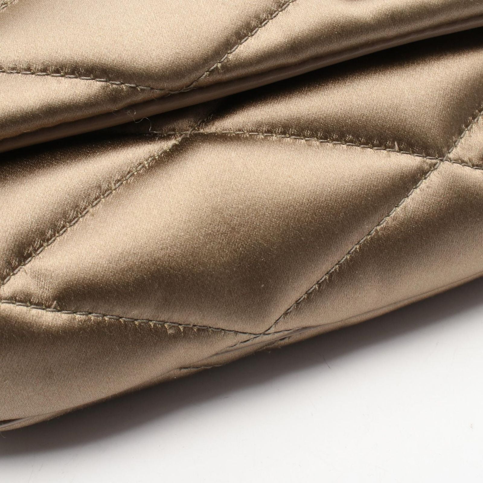 Saint Laurent Paris Shoulder Bag Blanc Fabric Leather le 57 — view 9